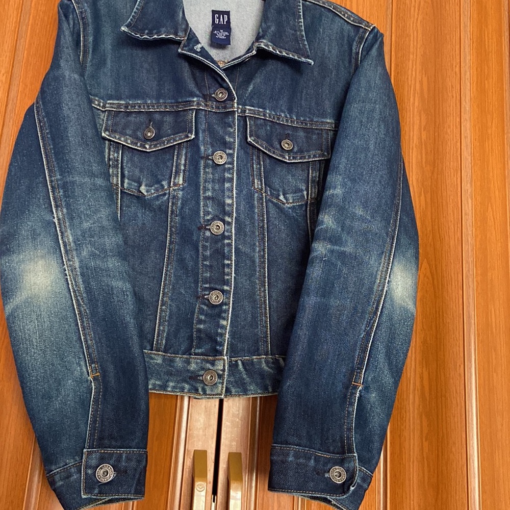 GAP Blue Denim Jacket Size M - Picture 9 of 11